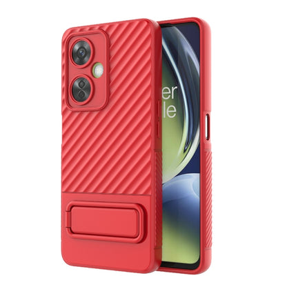 Wavy Texture TPU Phone Case with Lens Film