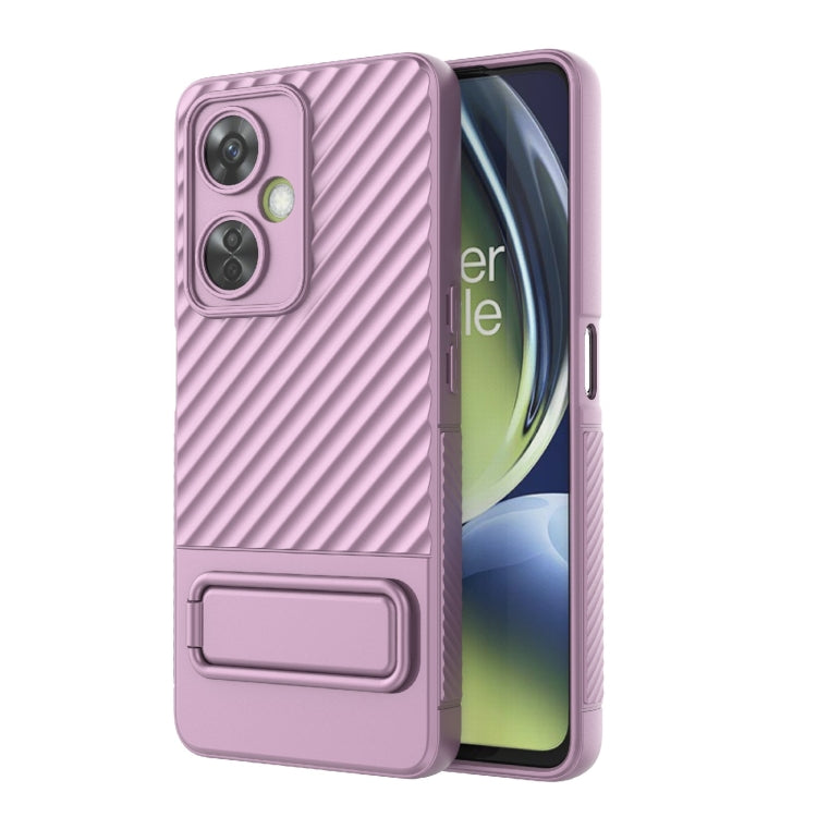 Wavy Texture TPU Phone Case with Lens Film