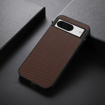 Carbon Fiber Texture PU Phone Case, For Google Pixel 8, For Google Pixel 8 Pro