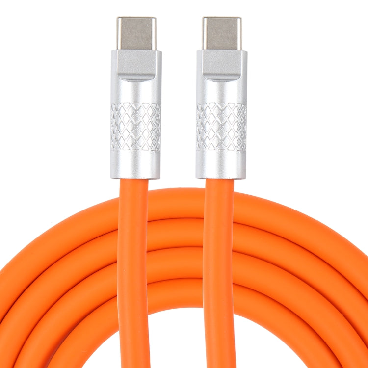 Mech Series 120W USB-C / Type-C to USB-C / Type-C Metal Plug Silicone Fast Charging Data Cable, Length: 1.2m, Type-C, 1.2m Type-C to Type-C