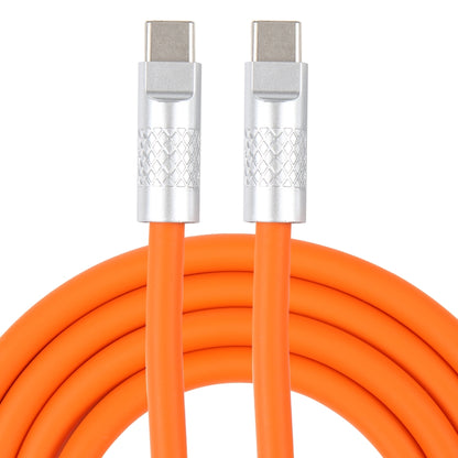 Mech Series 120W USB-C / Type-C to USB-C / Type-C Metal Plug Silicone Fast Charging Data Cable, Length: 1.2m, Type-C, 1.2m Type-C to Type-C