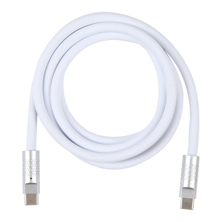 Mech Series 120W USB-C / Type-C to USB-C / Type-C Metal Plug Silicone Fast Charging Data Cable, Length: 1.2m, Type-C, 1.2m Type-C to Type-C