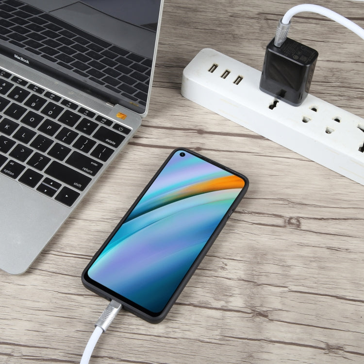 Mech Series 120W USB-C / Type-C to USB-C / Type-C Metal Plug Silicone Fast Charging Data Cable, Length: 1.2m, Type-C, 1.2m Type-C to Type-C