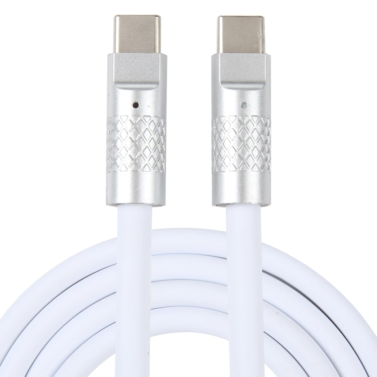 Mech Series 120W USB-C / Type-C to USB-C / Type-C Metal Plug Silicone Fast Charging Data Cable, Length: 1.2m, Type-C, 1.2m Type-C to Type-C