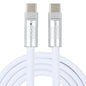 Mech Series 120W USB-C / Type-C to USB-C / Type-C Metal Plug Silicone Fast Charging Data Cable, Length: 1.2m, Type-C, 1.2m Type-C to Type-C