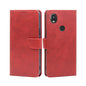 Calf Texture Buckle Flip Leather Phone Case