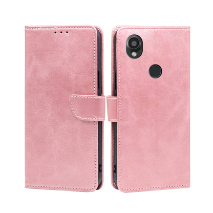 Calf Texture Buckle Flip Leather Phone Case