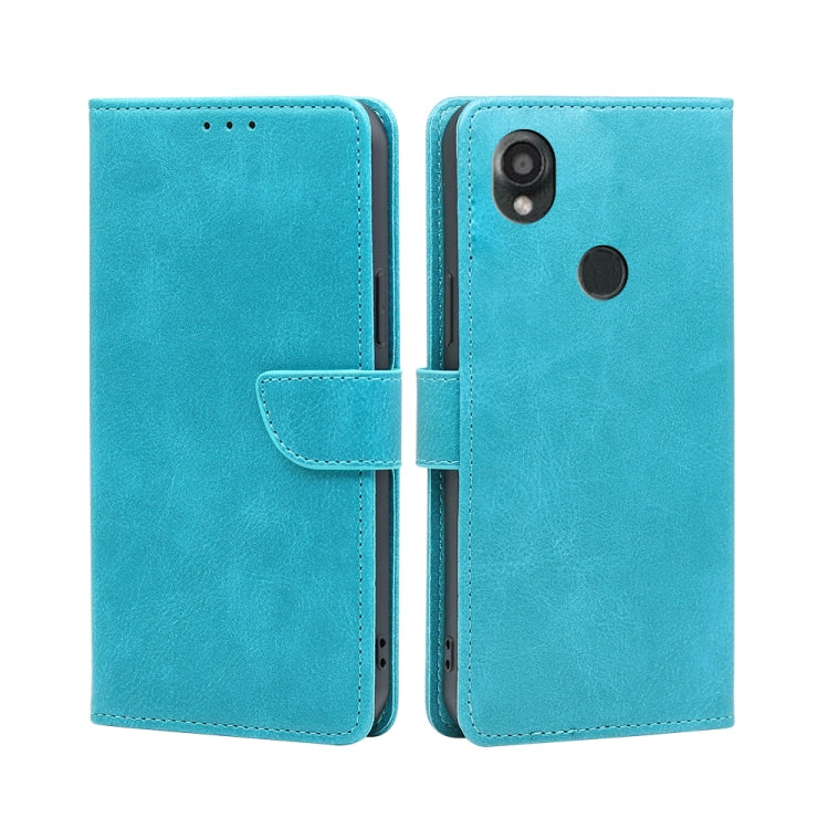 Calf Texture Buckle Flip Leather Phone Case