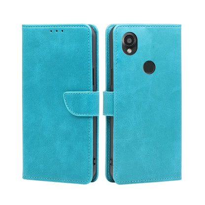 Calf Texture Buckle Flip Leather Phone Case