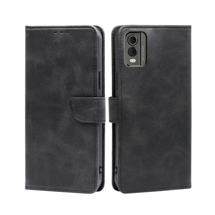 Calf Texture Buckle Flip Leather Phone Case