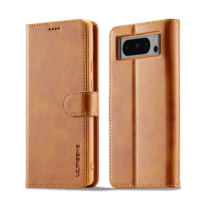 LC.IMEEKE Calf Texture Horizontal Flip Leather Case, For Google Pixel 8 Pro