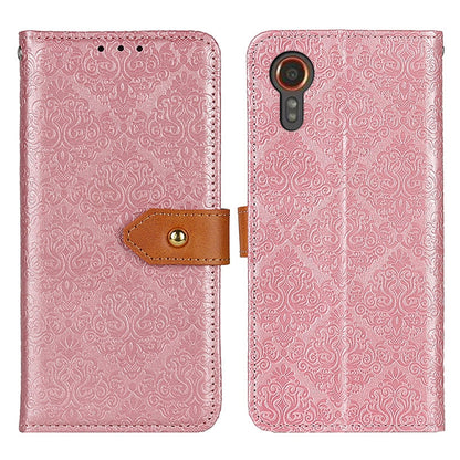 European Floral Embossed Leather Phone Case, For Samsung Galaxy A05s 4G, For Samsung Galaxy Xcover7, For Samsung Galaxy S23 FE 5G, For Samsung Galaxy M34 5G, For Samsung Galaxy M54 5G, For Samsung Galaxy S24+, For Samsung Galaxy A15                    ...