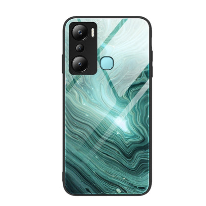 Marble Pattern Glass Phone Case