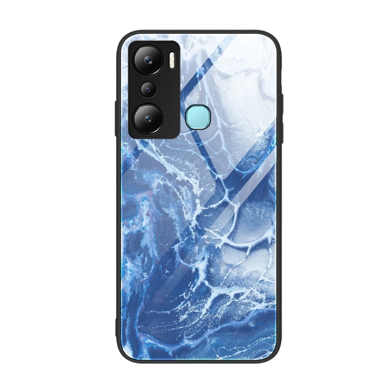 Marble Pattern Glass Phone Case