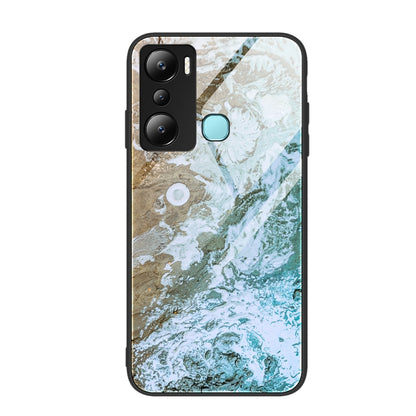 Marble Pattern Glass Phone Case