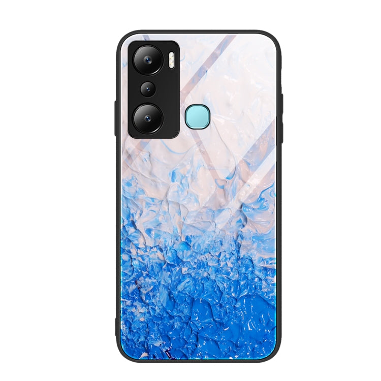 Marble Pattern Glass Phone Case