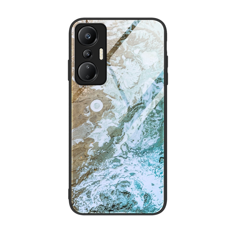 Marble Pattern Glass Phone Case