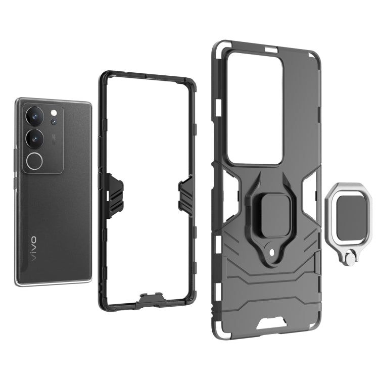 Magnetic Ring Holder PC + TPU Phone Case, For vivo S17 / S17 Pro, For vivo Y78 / Y36, For vivo X100 Pro 5G, For vivo V29e 4G Global, For vivo iQOO Z7x 5G, For vivo S17e, For vivo X100 5G, For vivo iQOO Neo8
