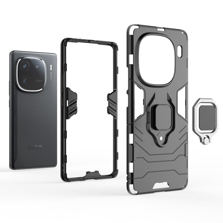 Magnetic Ring Holder PC + TPU Phone Case, For vivo iQOO 12 Pro 5G, For vivo iQOO 12 5G, For vivo Y100