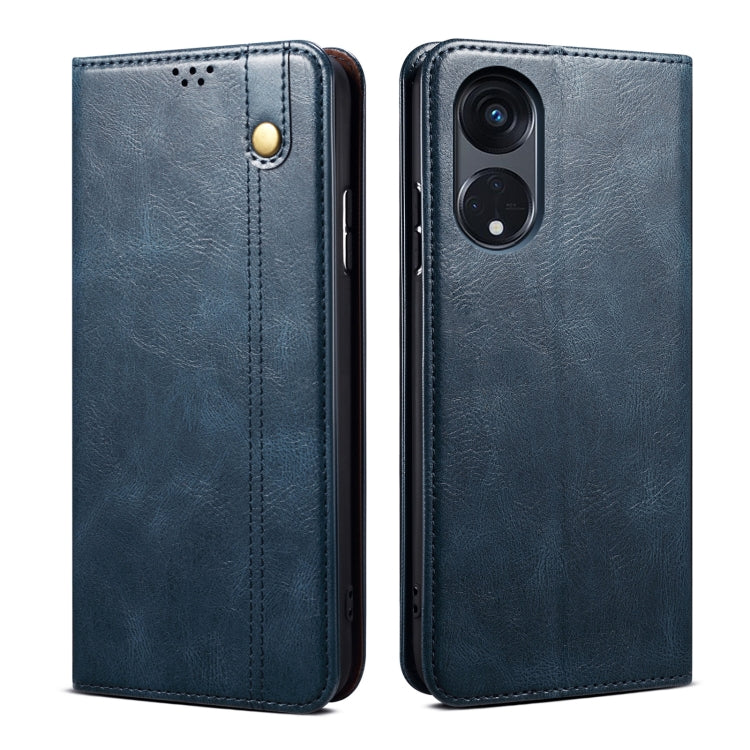 Oil Wax Crazy Horse Texture Leather Phone Case, Series 1