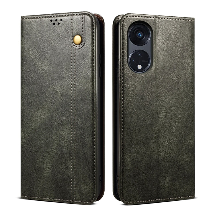 Oil Wax Crazy Horse Texture Leather Phone Case, For OPPO A38 4G / A18 4G, For OPPO Reno8 T 5G / A1 Pro, For OPPO Find X7, For OPPO Reno10 Pro+ Global, For OPPO A98 5G, For OPPO A58 4G