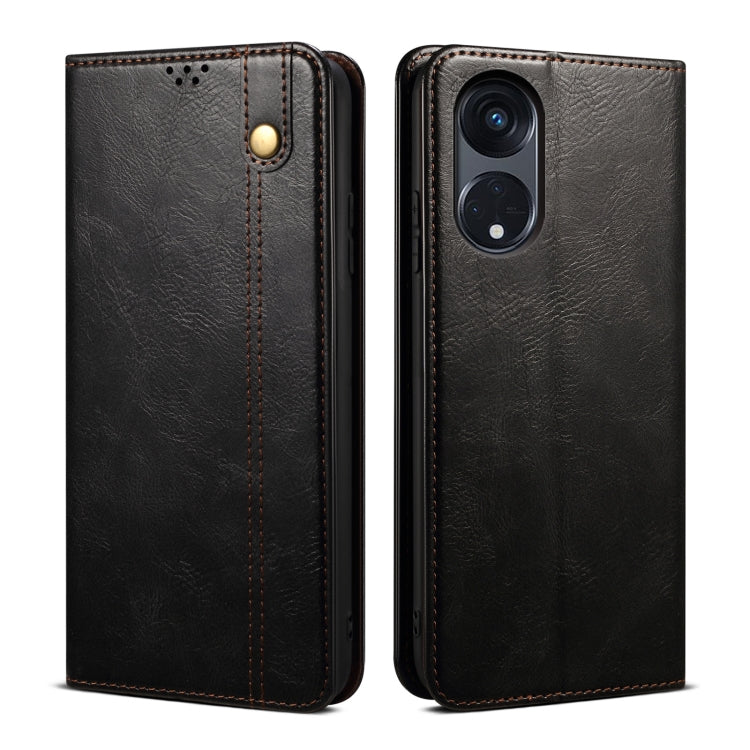 Oil Wax Crazy Horse Texture Leather Phone Case, For OPPO A38 4G / A18 4G, For OPPO Reno8 T 5G / A1 Pro, For OPPO Find X7, For OPPO Reno10 Pro+ Global, For OPPO A98 5G, For OPPO A58 4G