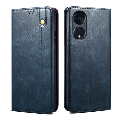 Oil Wax Crazy Horse Texture Leather Phone Case, Series 1