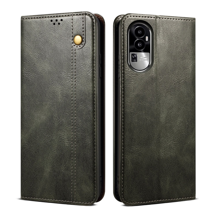 Oil Wax Crazy Horse Texture Leather Phone Case, For OPPO Reno10 Pro+ Global, For OPPO A98 5G, For OPPO A38 4G / A18 4G, For OPPO Reno8 T 5G / A1 Pro, For OPPO Find X7, For OPPO Find X7 Pro/Find X7 Ultra