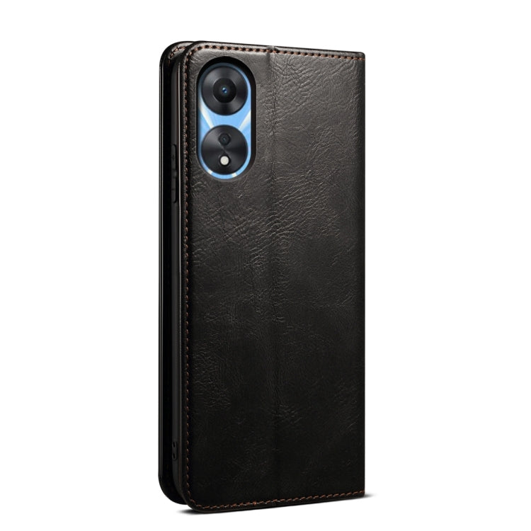 Oil Wax Crazy Horse Texture Leather Phone Case, For OPPO A38 4G / A18 4G, For OPPO Reno8 T 5G / A1 Pro, For OPPO Find X7, For OPPO Reno10 Pro+ Global, For OPPO A98 5G, For OPPO A58 4G