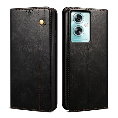 Oil Wax Crazy Horse Texture Leather Phone Case, Series 1