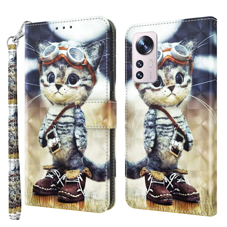 3D Painted Pattern Leather Phone Case, Series 1