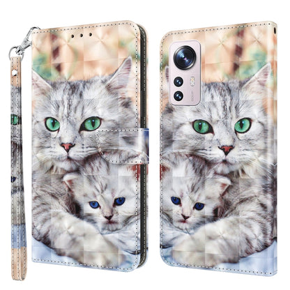 3D Painted Pattern Leather Phone Case, Series 1