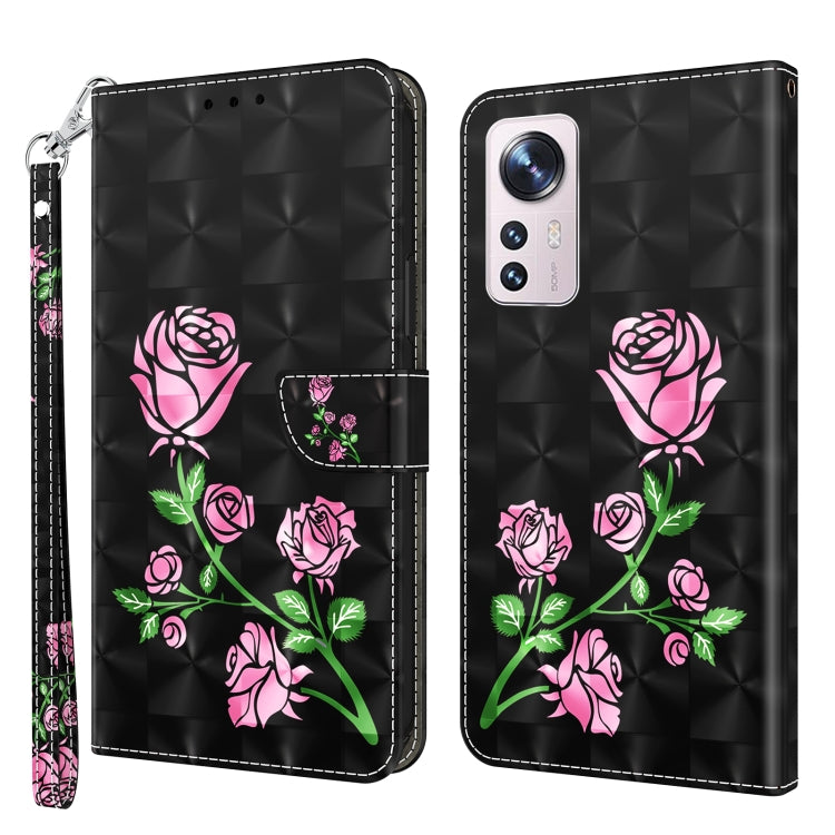 3D Painted Pattern Leather Phone Case, Series 1