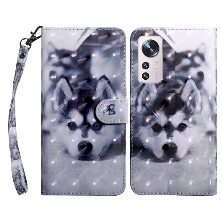 3D Painted Pattern Leather Phone Case, Series 1