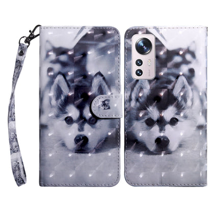 3D Painted Pattern Leather Phone Case, Series 1