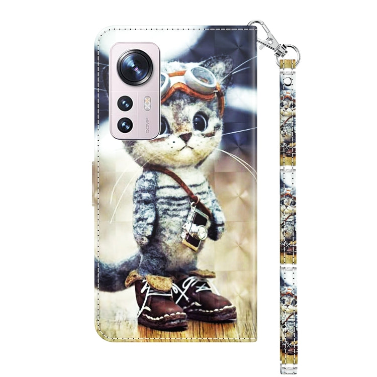 3D Painted Pattern Leather Phone Case, Series 1