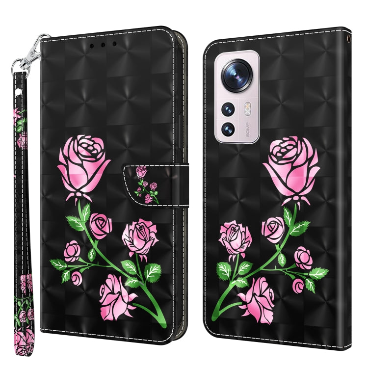 3D Painted Pattern Leather Phone Case, Series 1