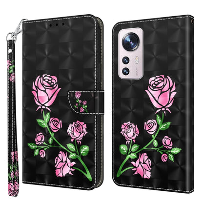 3D Painted Pattern Leather Phone Case, Series 1