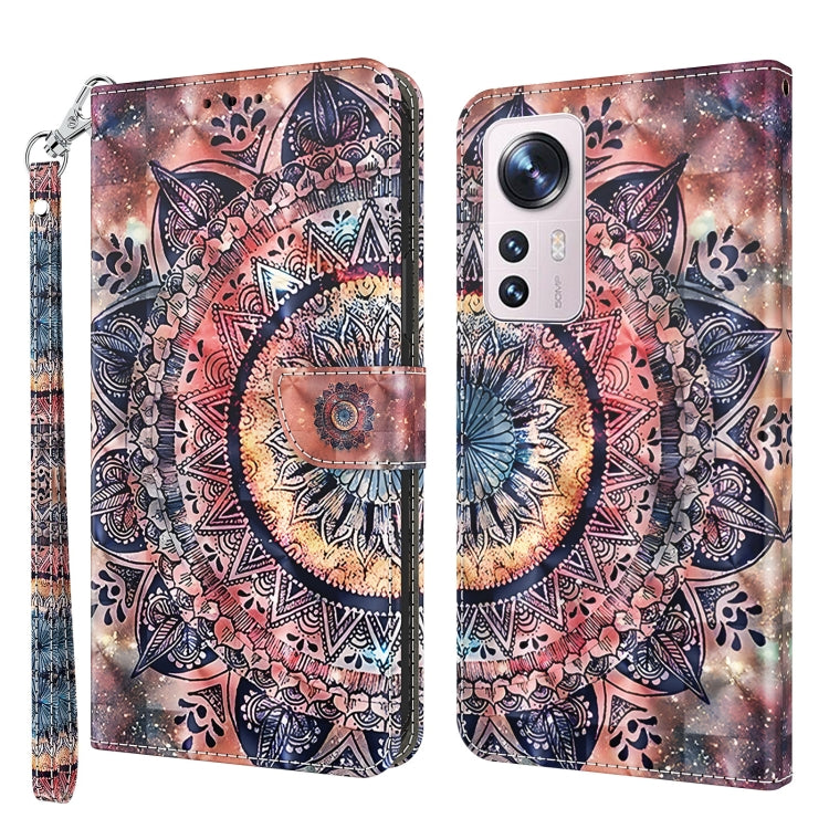 3D Painted Pattern Leather Phone Case, Series 1