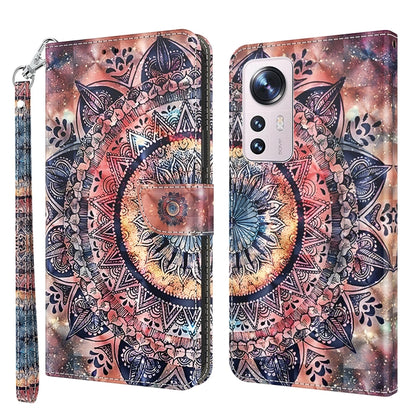3D Painted Pattern Leather Phone Case, Series 1