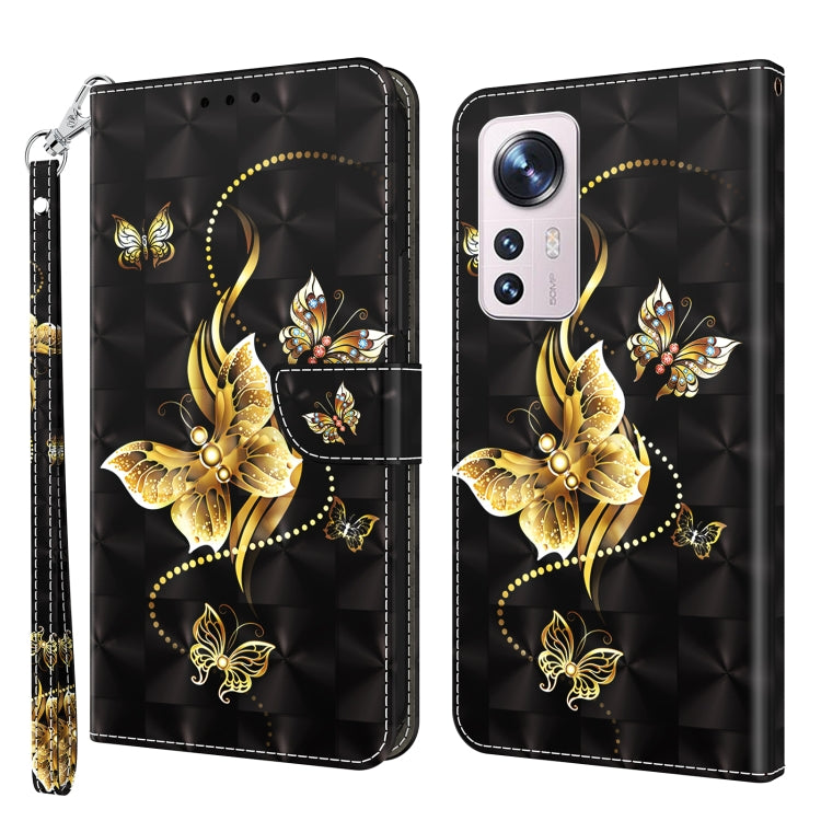 3D Painted Pattern Leather Phone Case, Series 1
