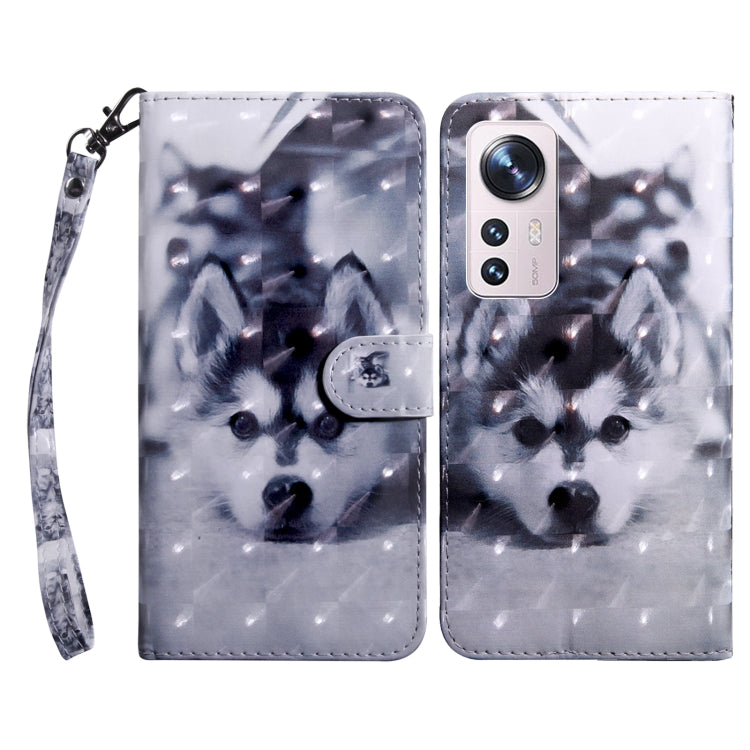 3D Painted Pattern Leather Phone Case, Series 1