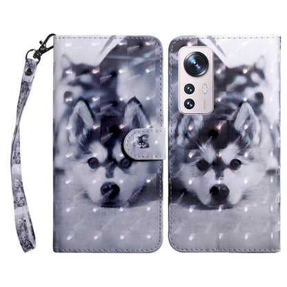 3D Painted Pattern Leather Phone Case, Series 1