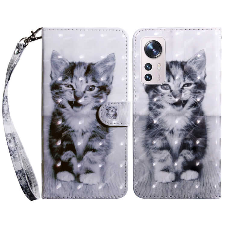 3D Painted Pattern Leather Phone Case, Series 1