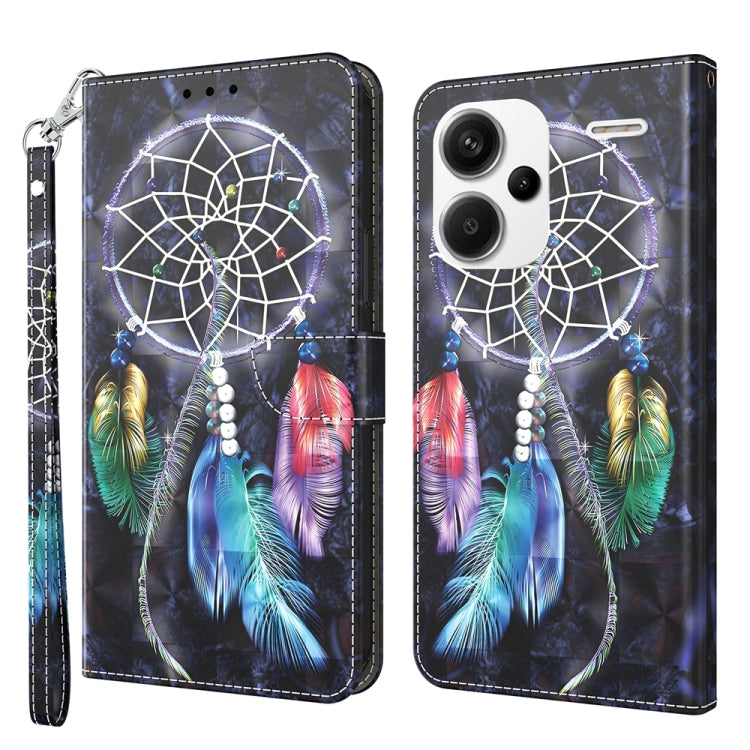 3D Painted Pattern Leather Phone Case, Series 1