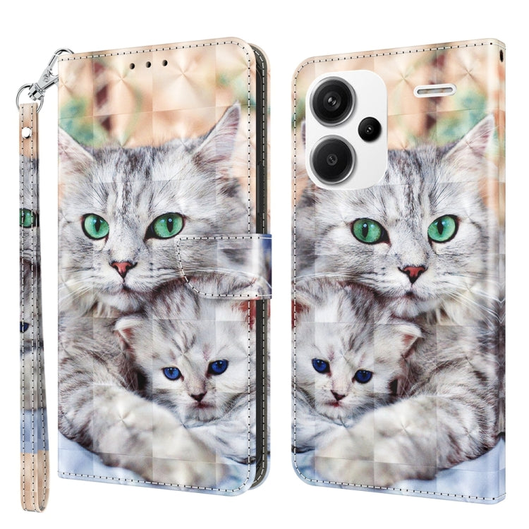 3D Painted Pattern Leather Phone Case, Series 1
