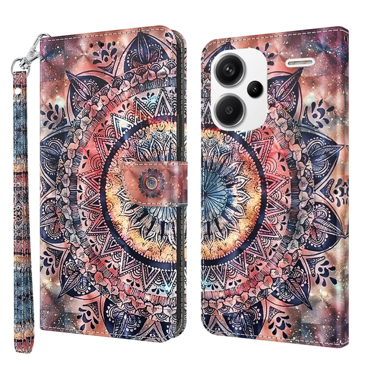 3D Painted Pattern Leather Phone Case, Series 1