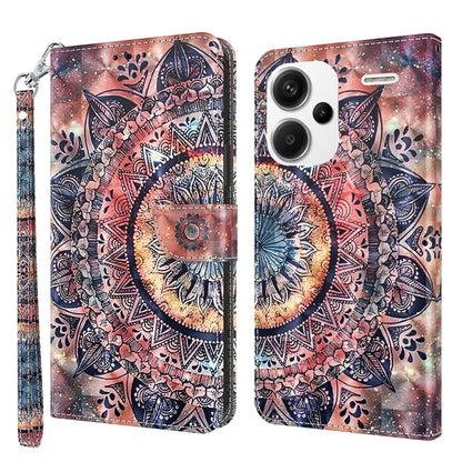 3D Painted Pattern Leather Phone Case, Series 1