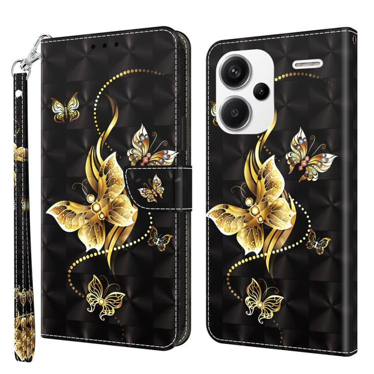 3D Painted Pattern Leather Phone Case, Series 1