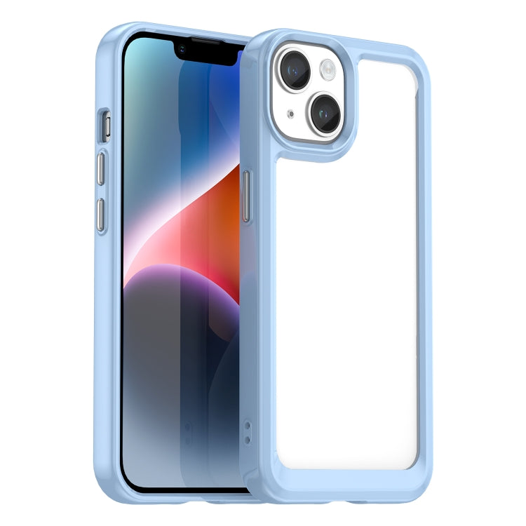 Colorful Series Acrylic + TPU Phone Case, For iPhone 15